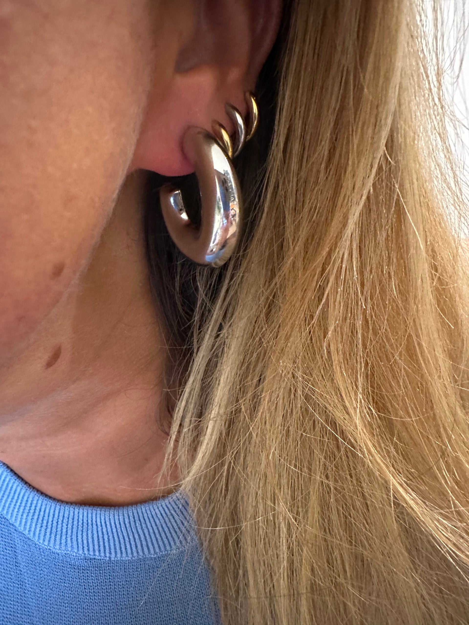 Boucles d'oreilles BOISIA M ARGENT