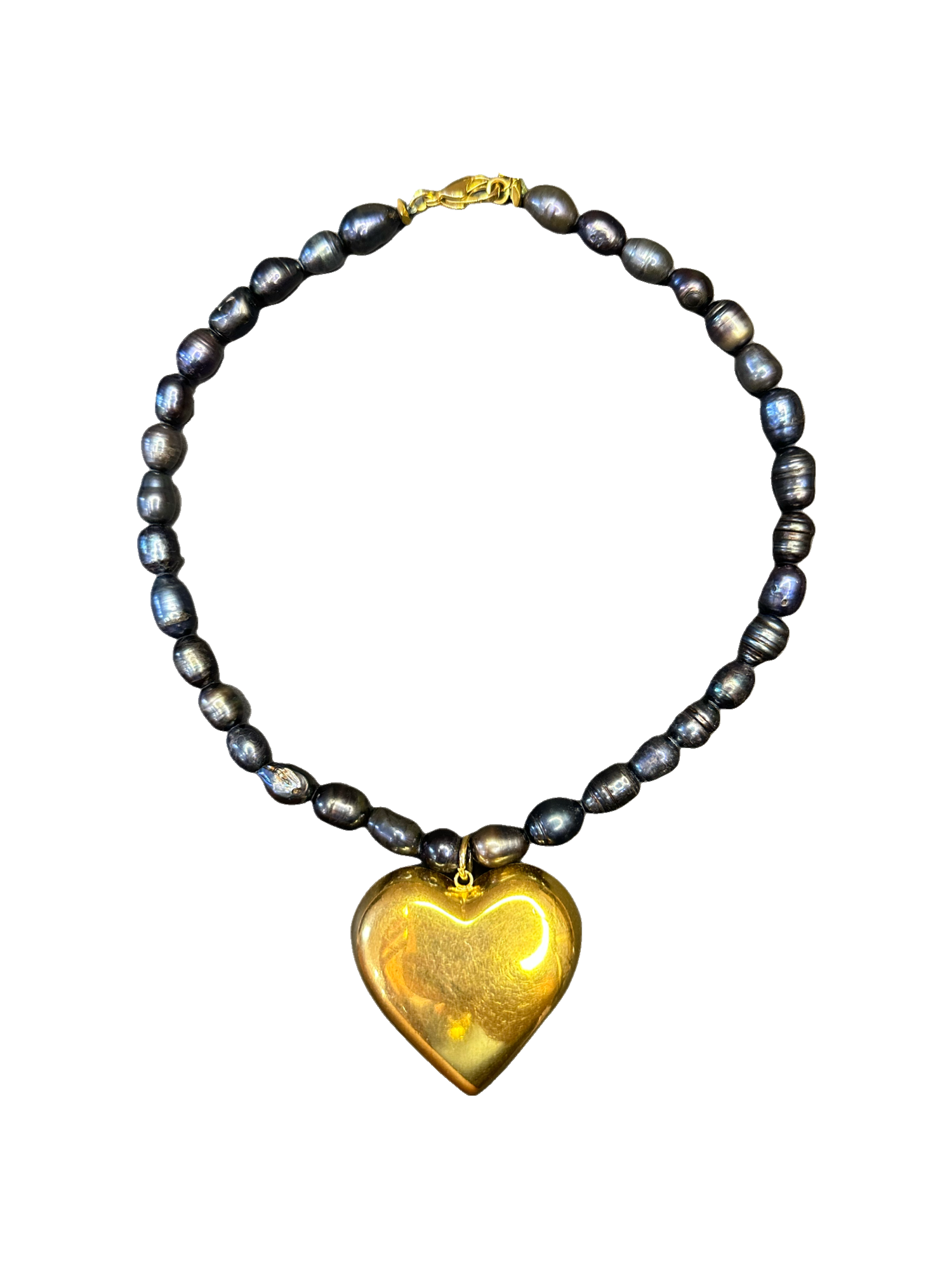 Collier COEUR PEARLS BLACK