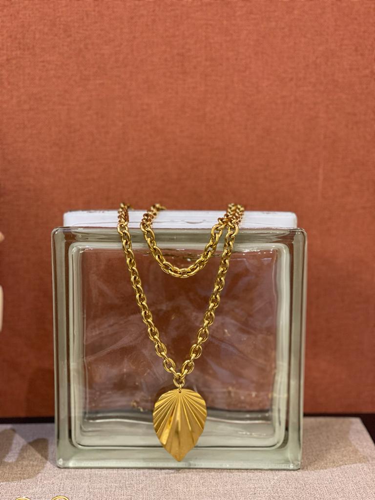Collier FEUILLE OR