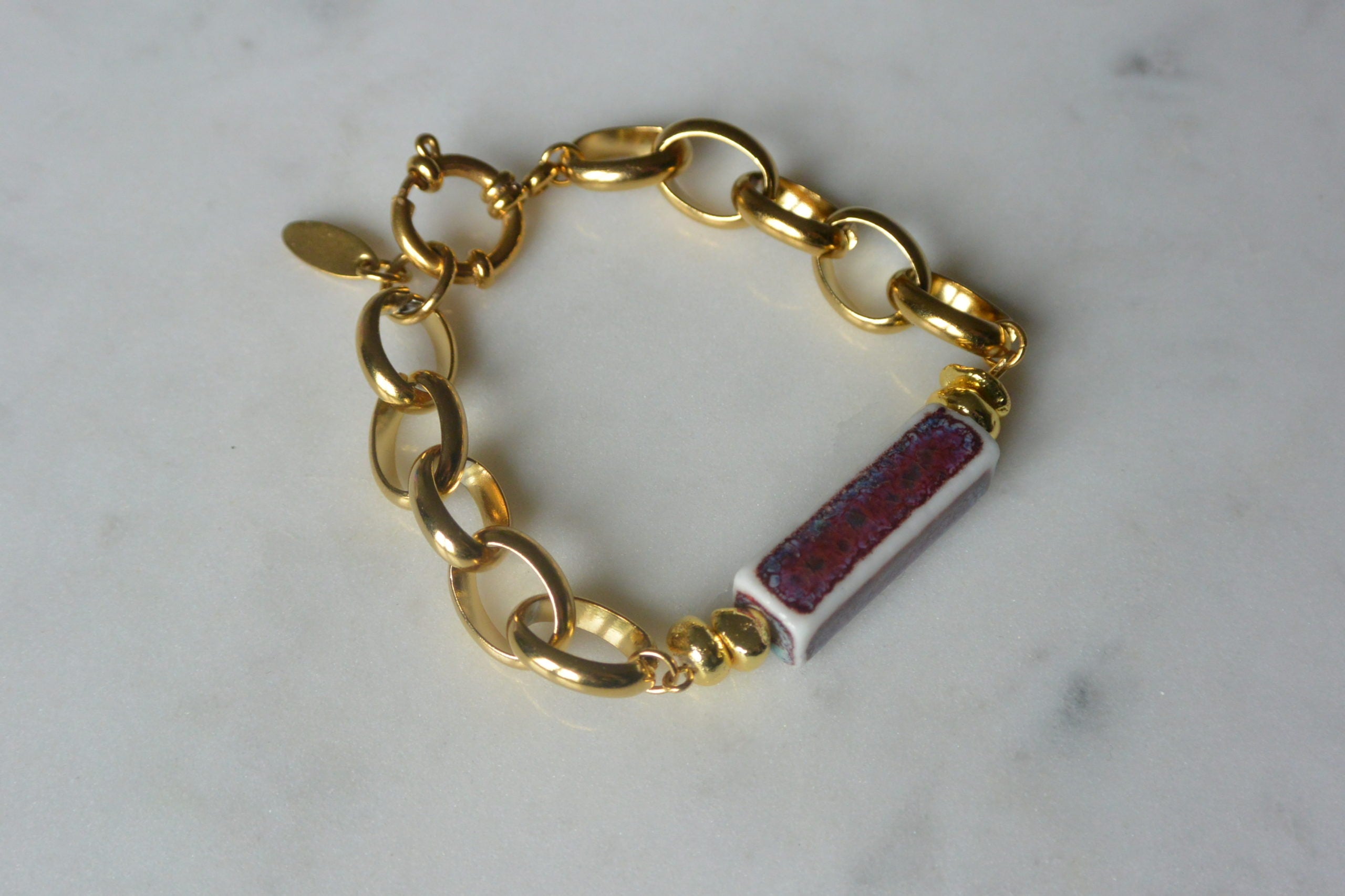 Pulsera LAYA BURGUNDY