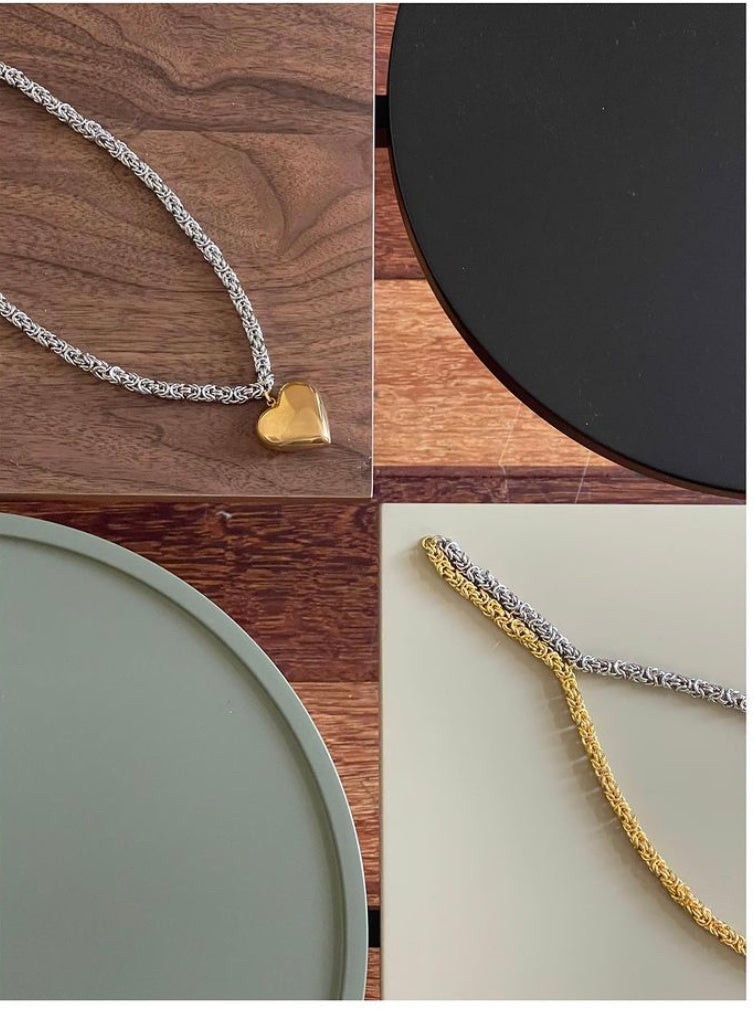 Collier COEUR BI