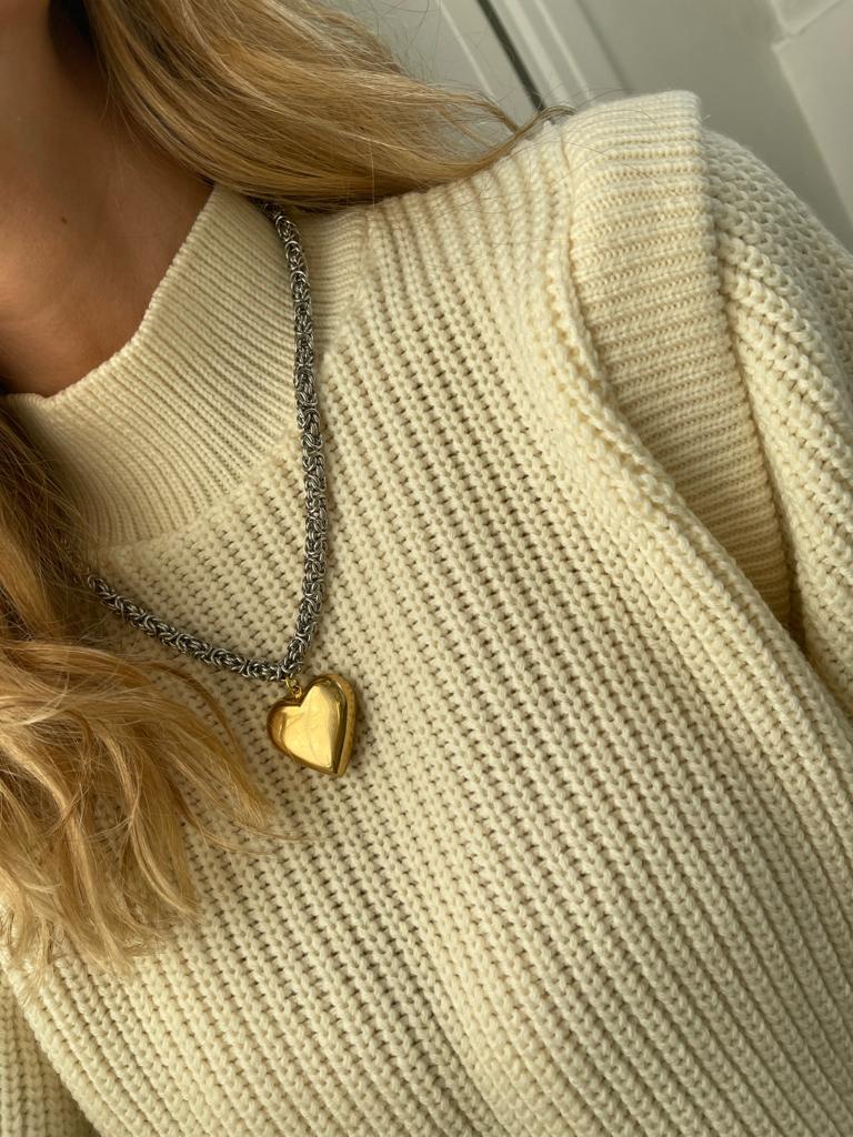 Collier COEUR BI