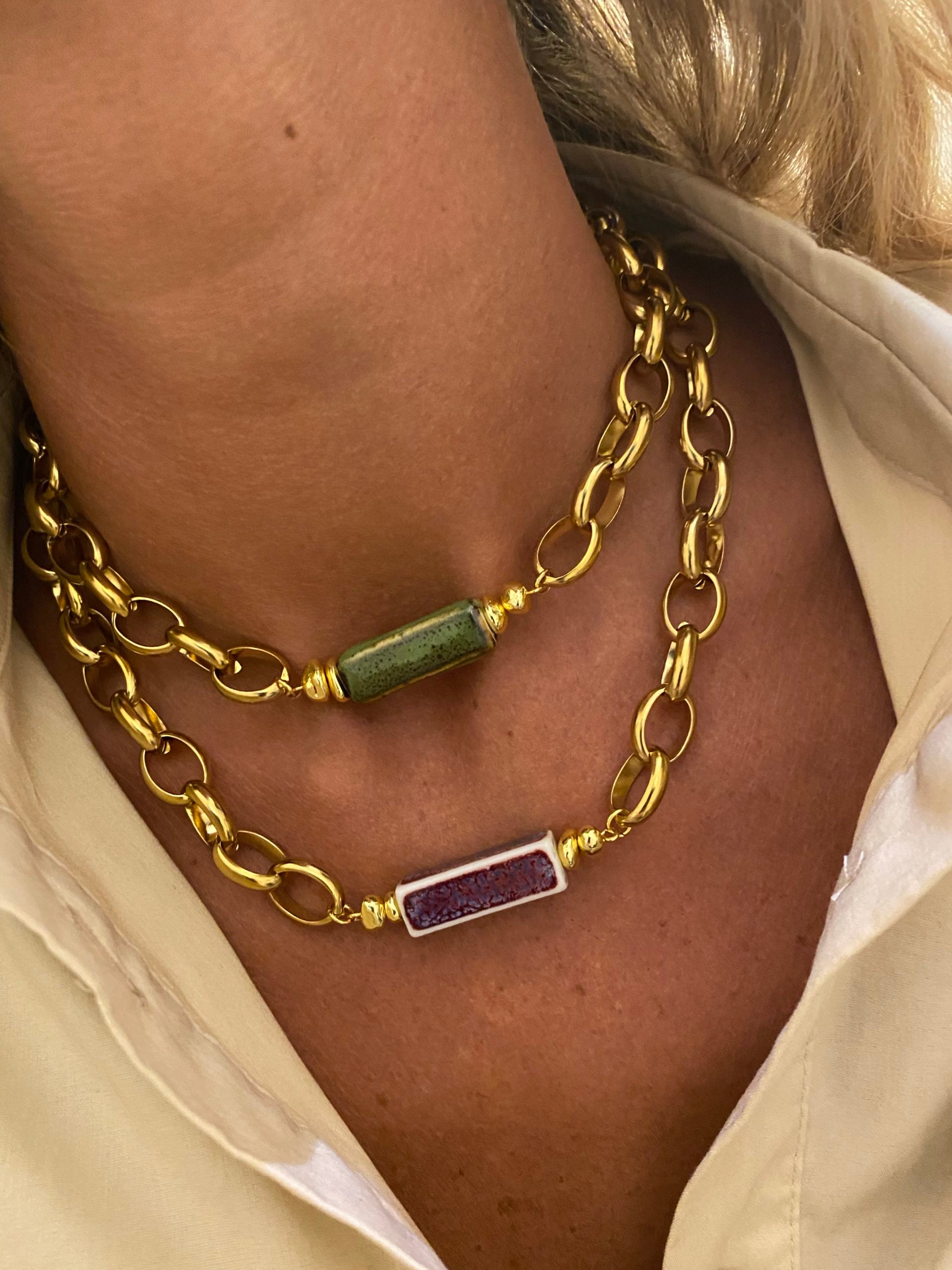 Collier LAYA GREEN
