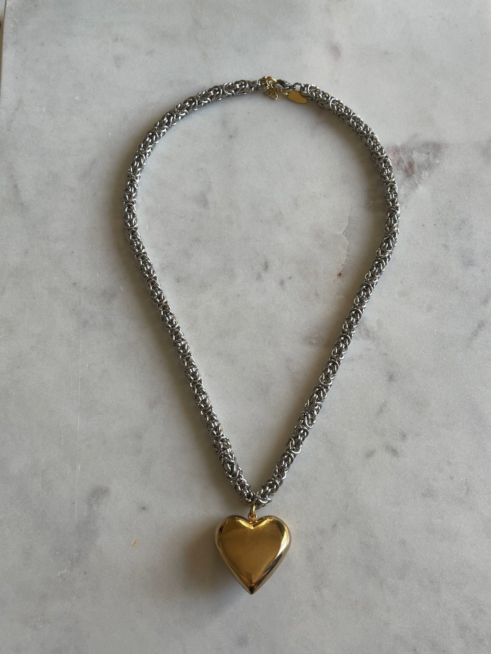 Collier COEUR BI