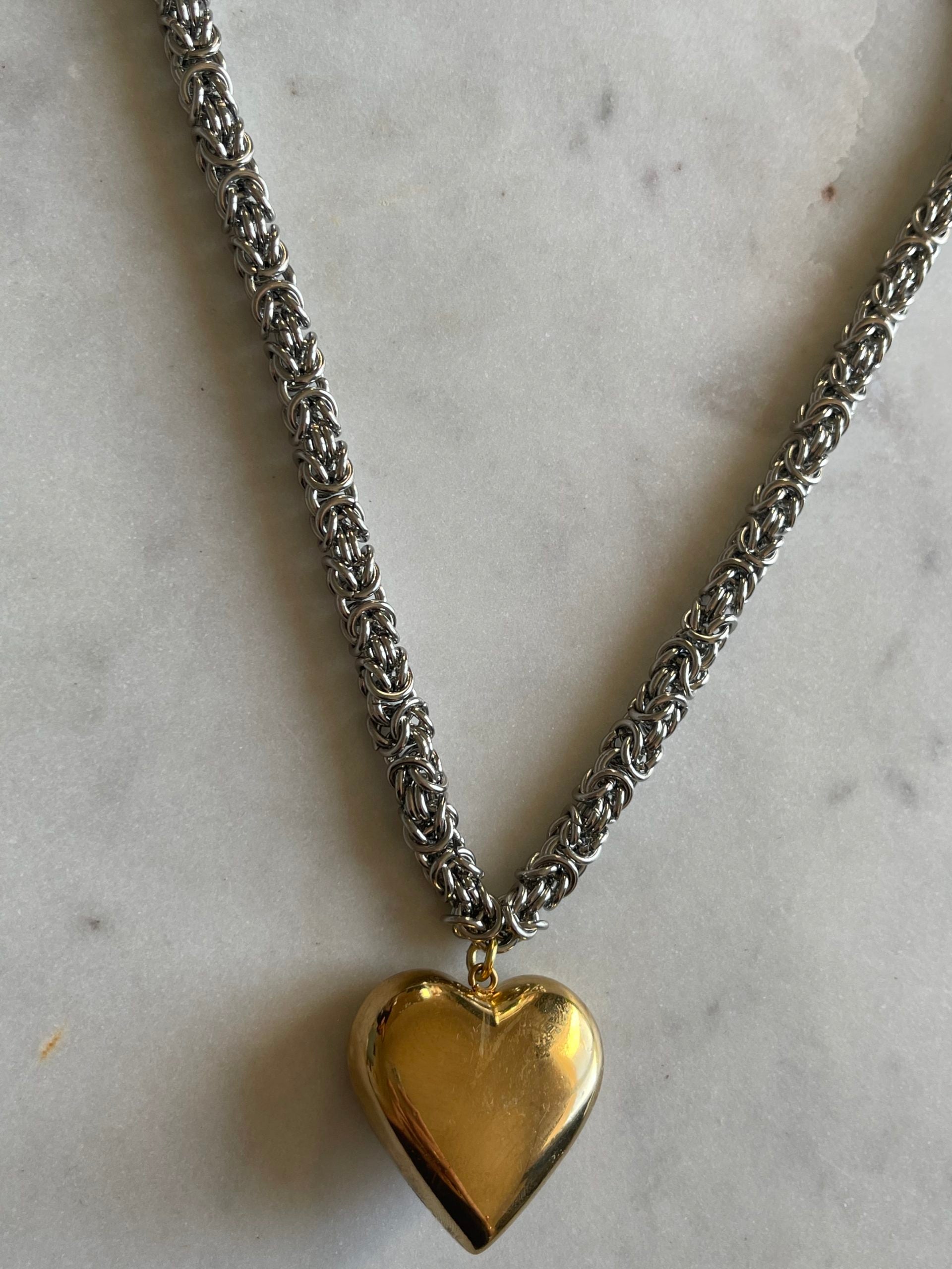 Collier COEUR BI