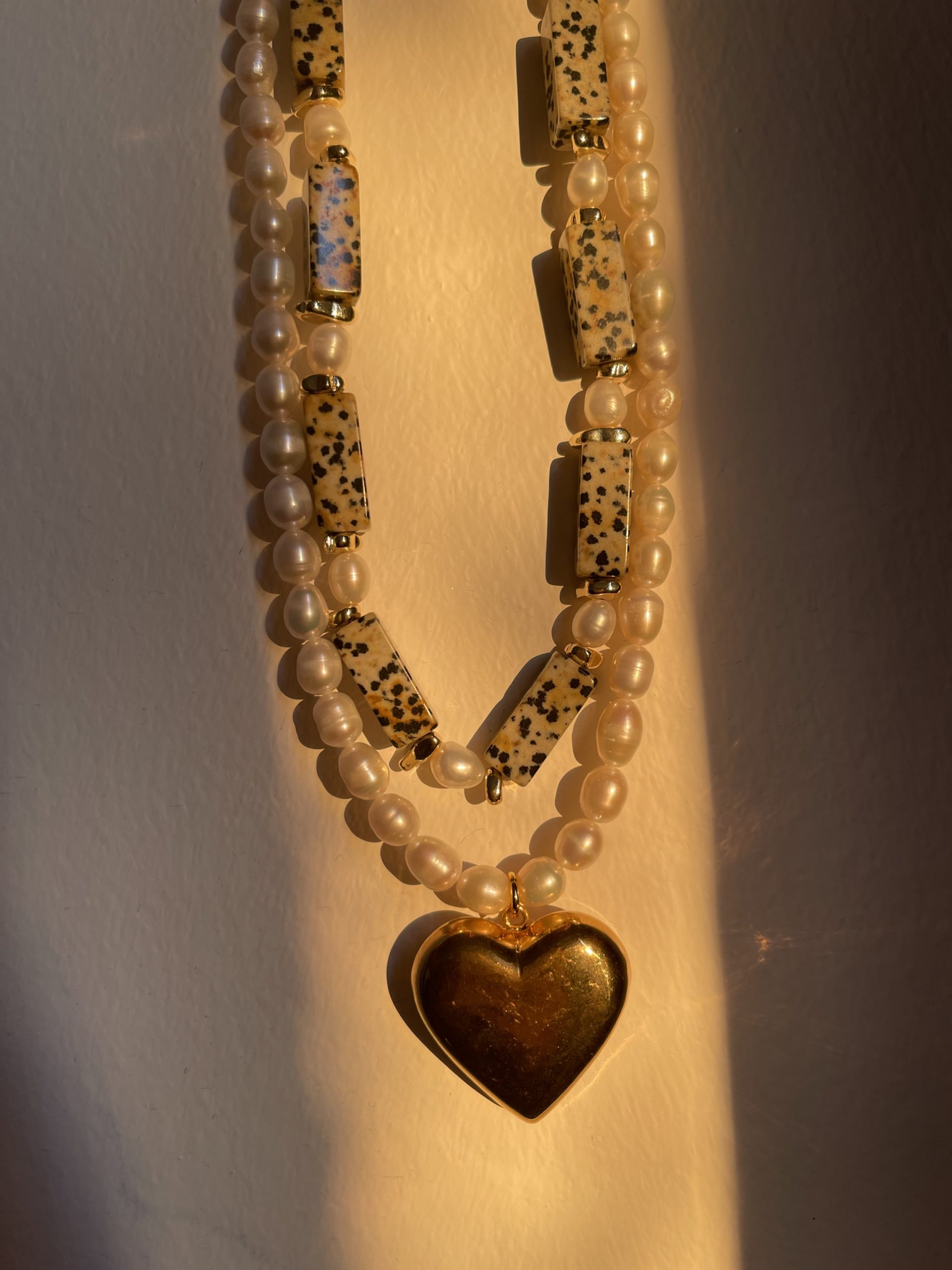 Collier COEUR PEARLS