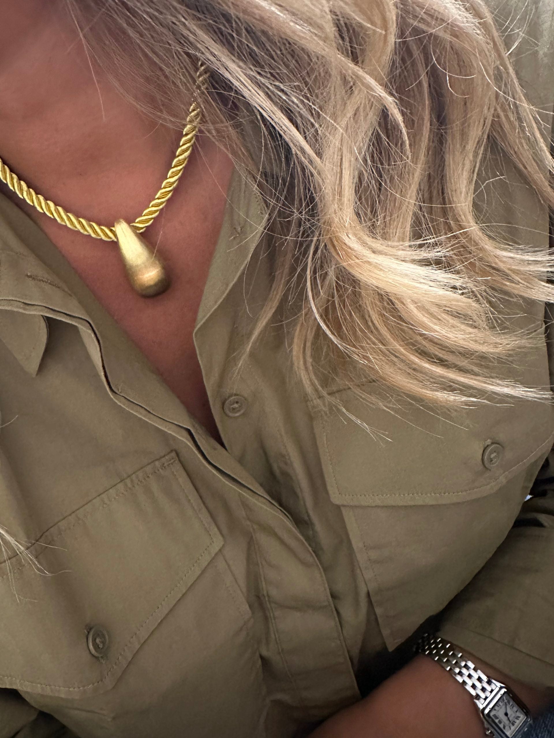 Collier Cordon Moutarde