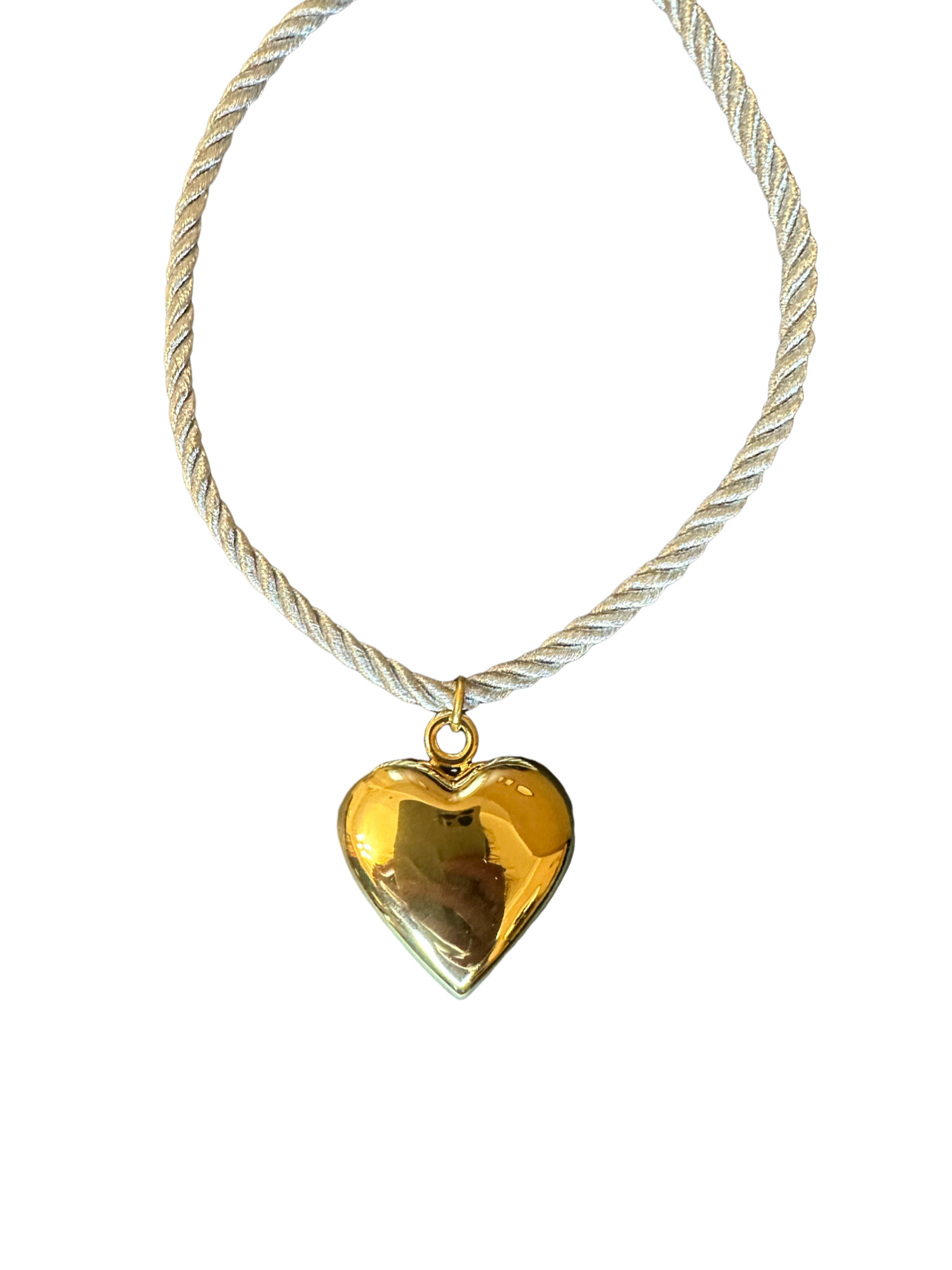 Collier Cordon Argent