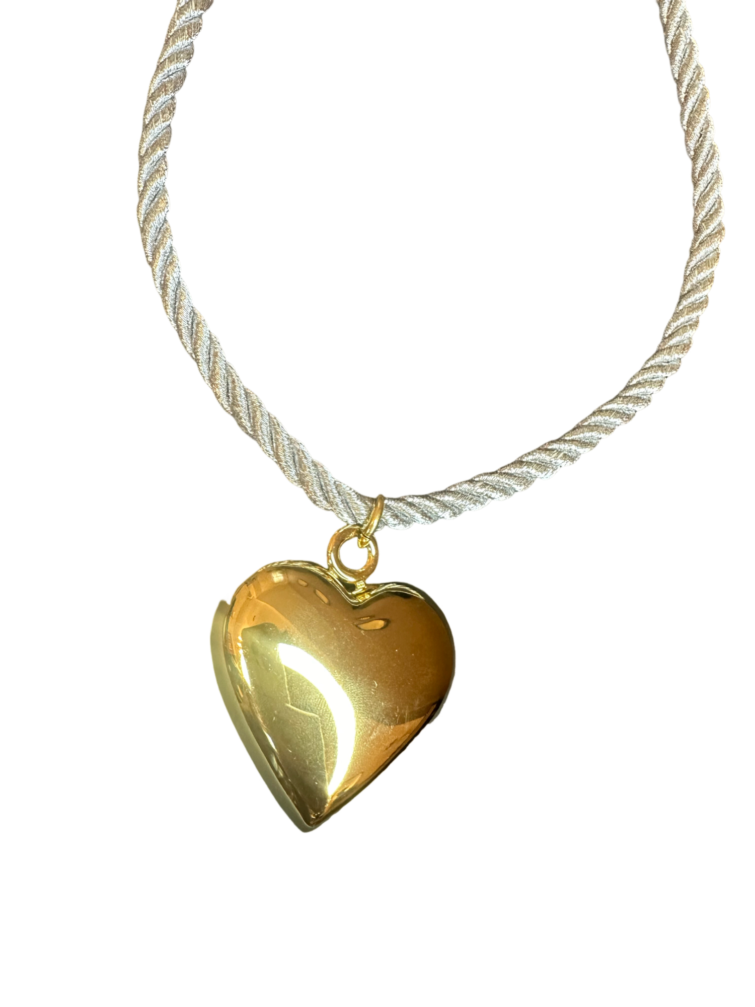 Collier Cordon Argent