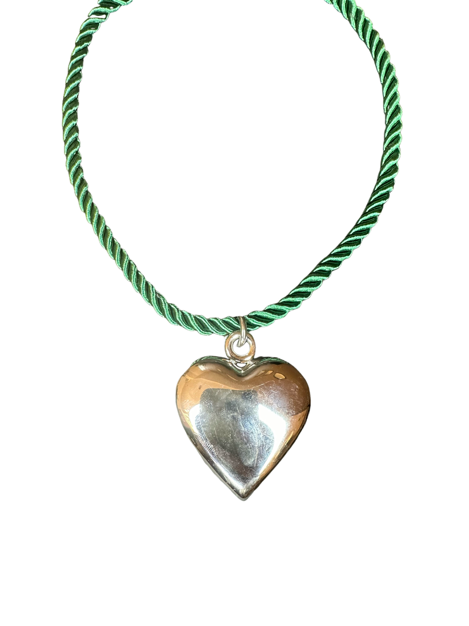 Collier Cordon Vert