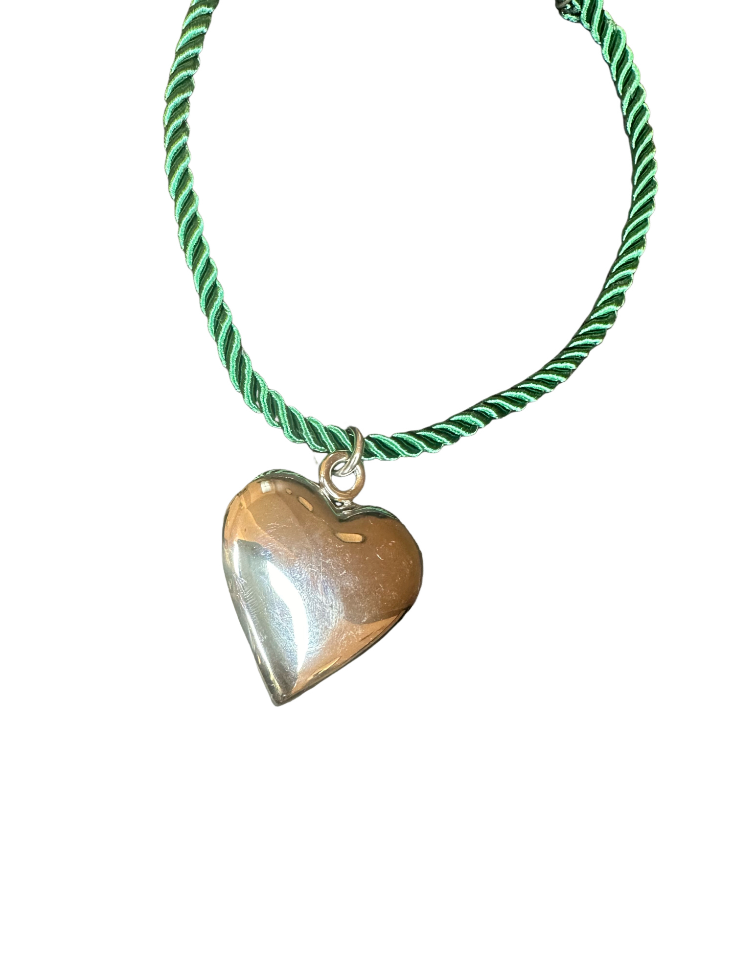 Collier Cordon Vert