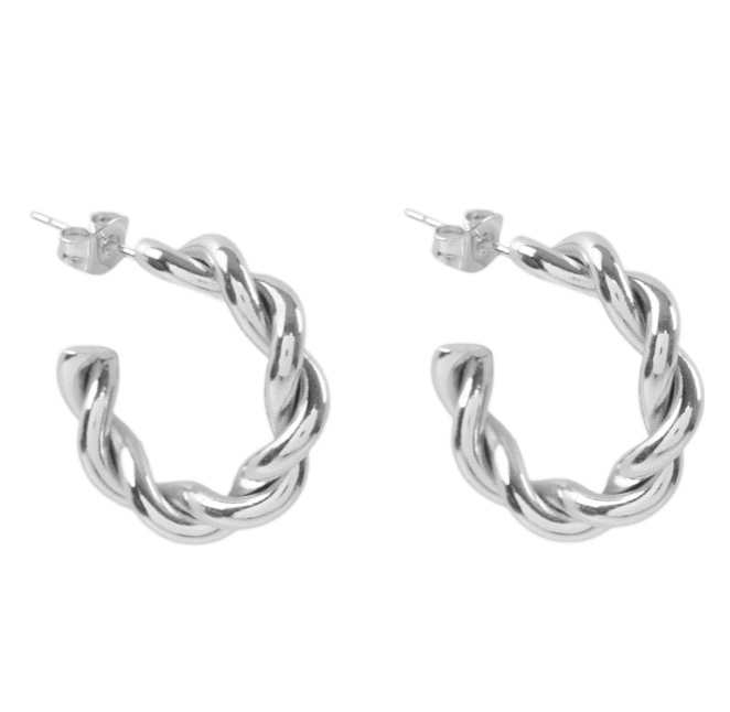 Boucles d'oreilles RIKA ARGENT