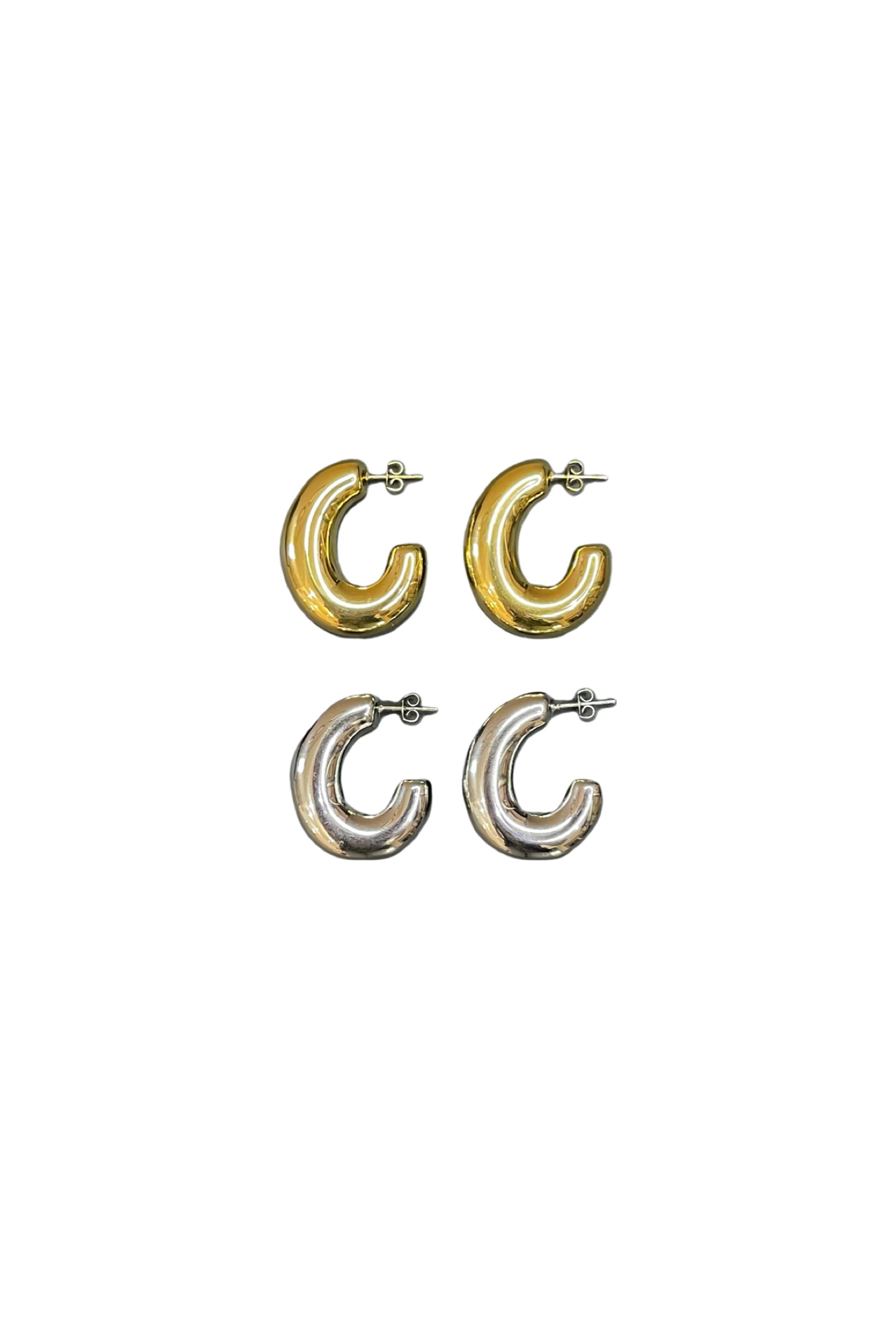 Pendientes BOISIA M PLATA