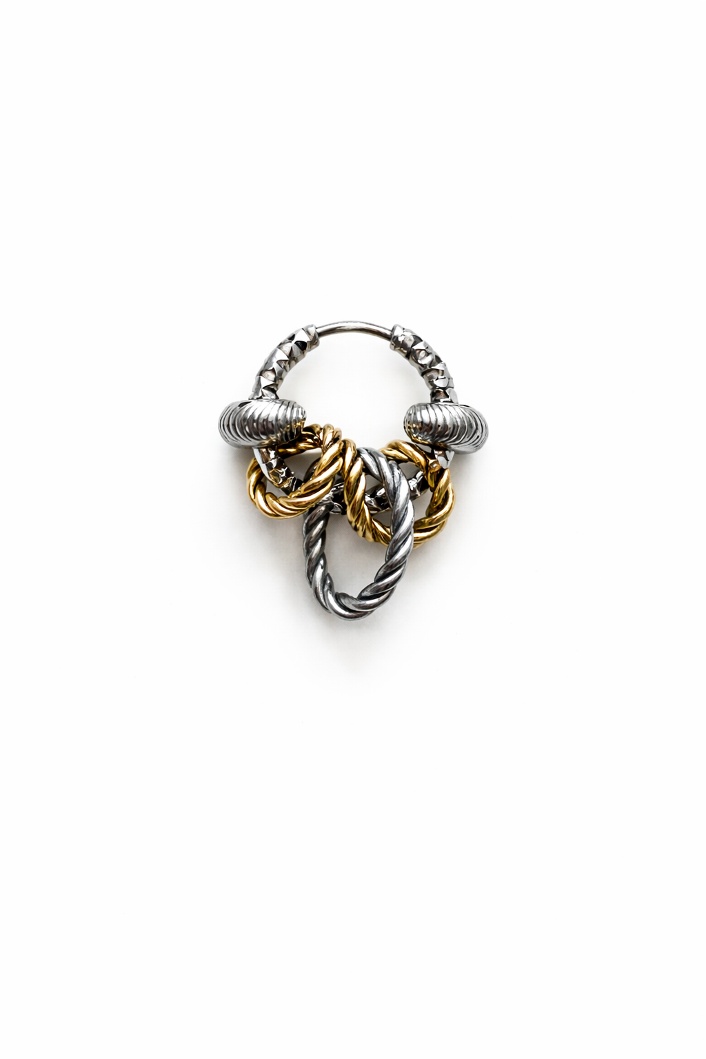 Boucles d’oreilles Miai Striée Argent