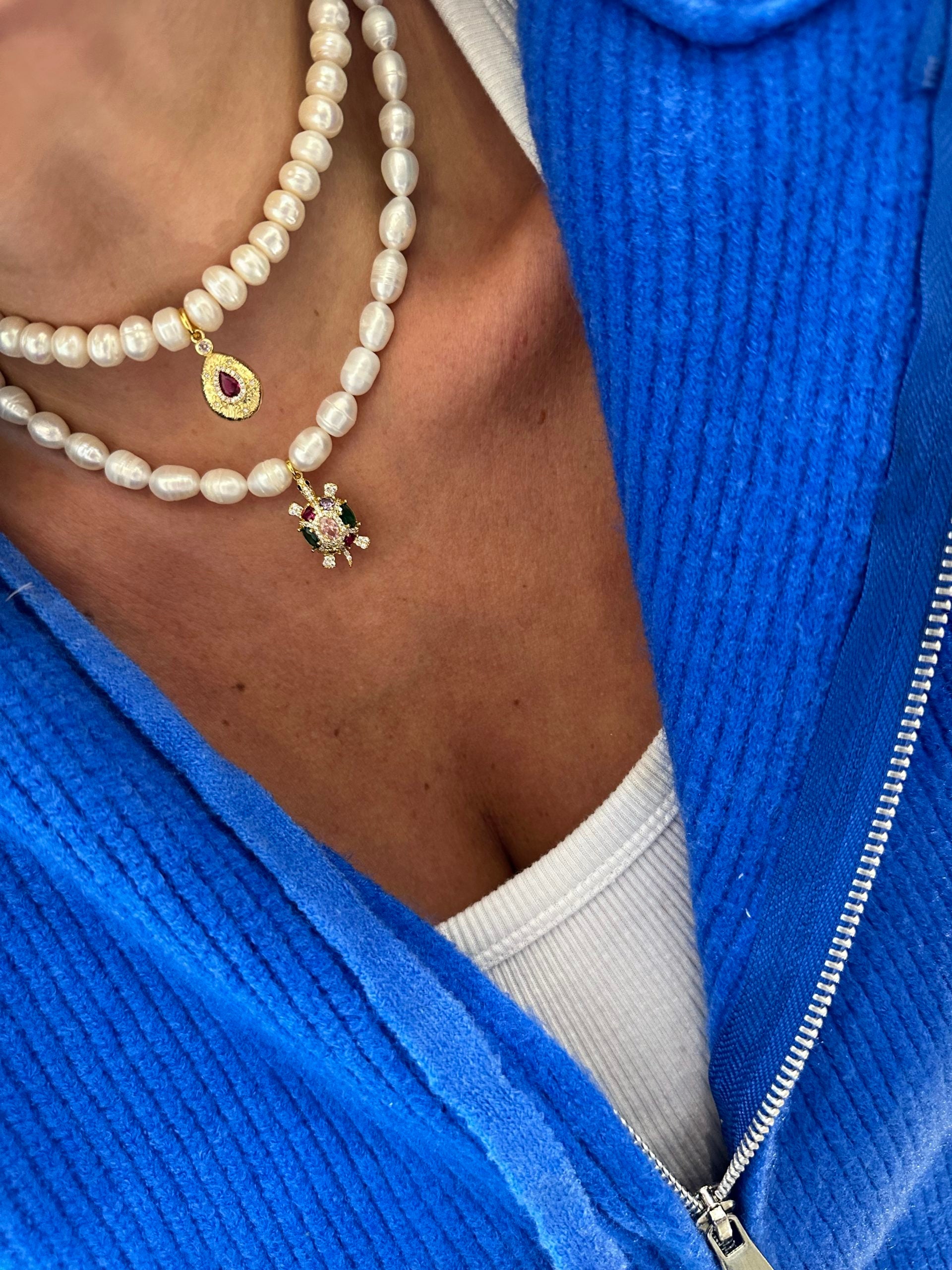 Collier PEARLS TURTLE